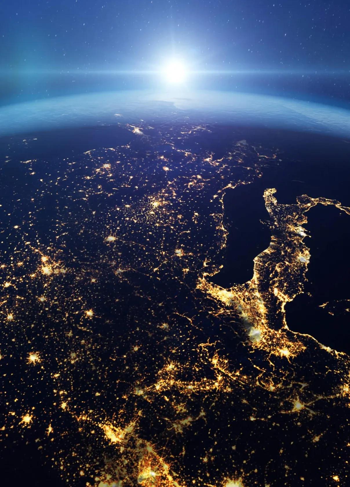 Visión global de iCAUR — Tierra desde el espacio